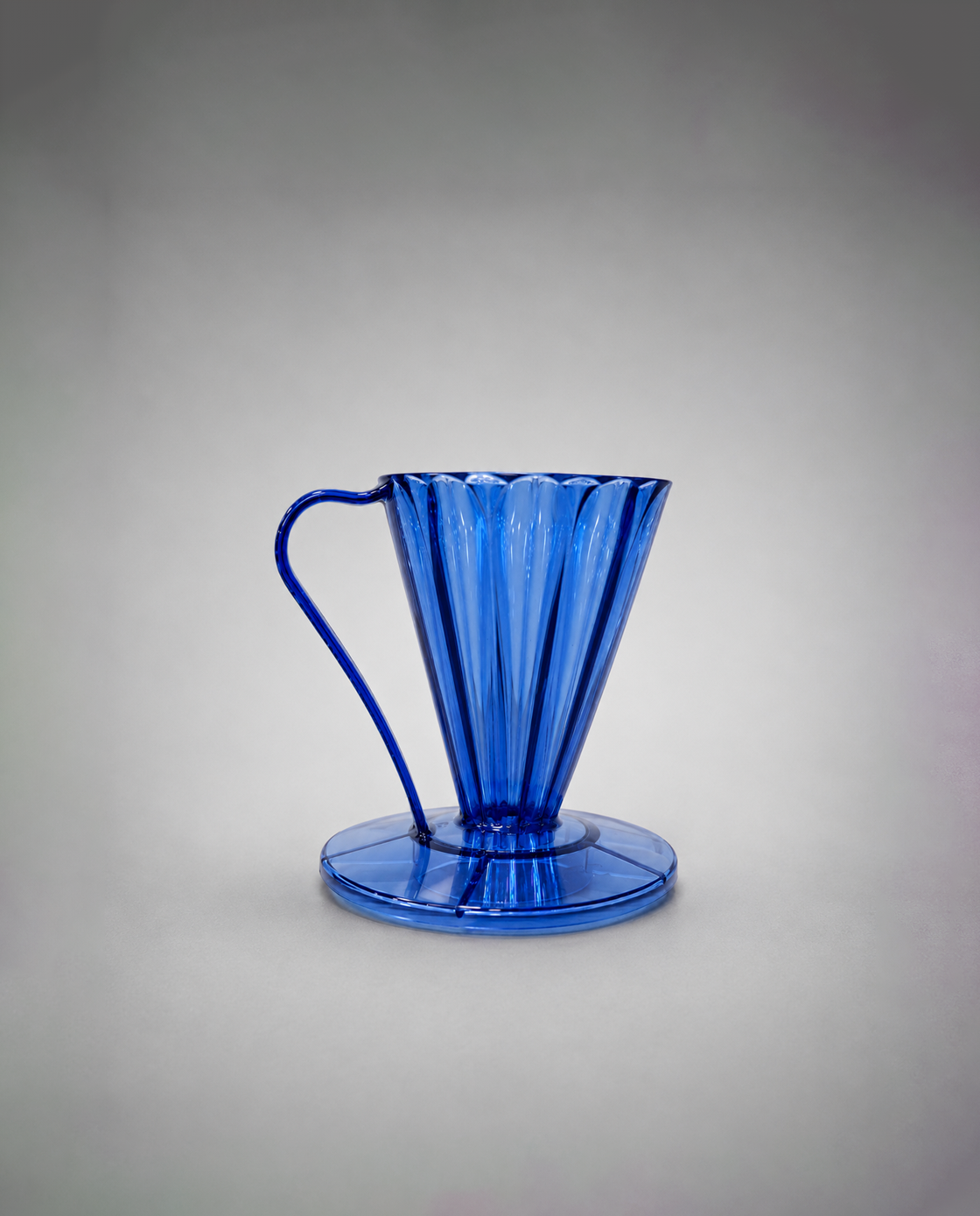Dripper Flower 27 Clear Blue