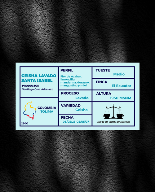 Café de Ley - Geisha Lavado