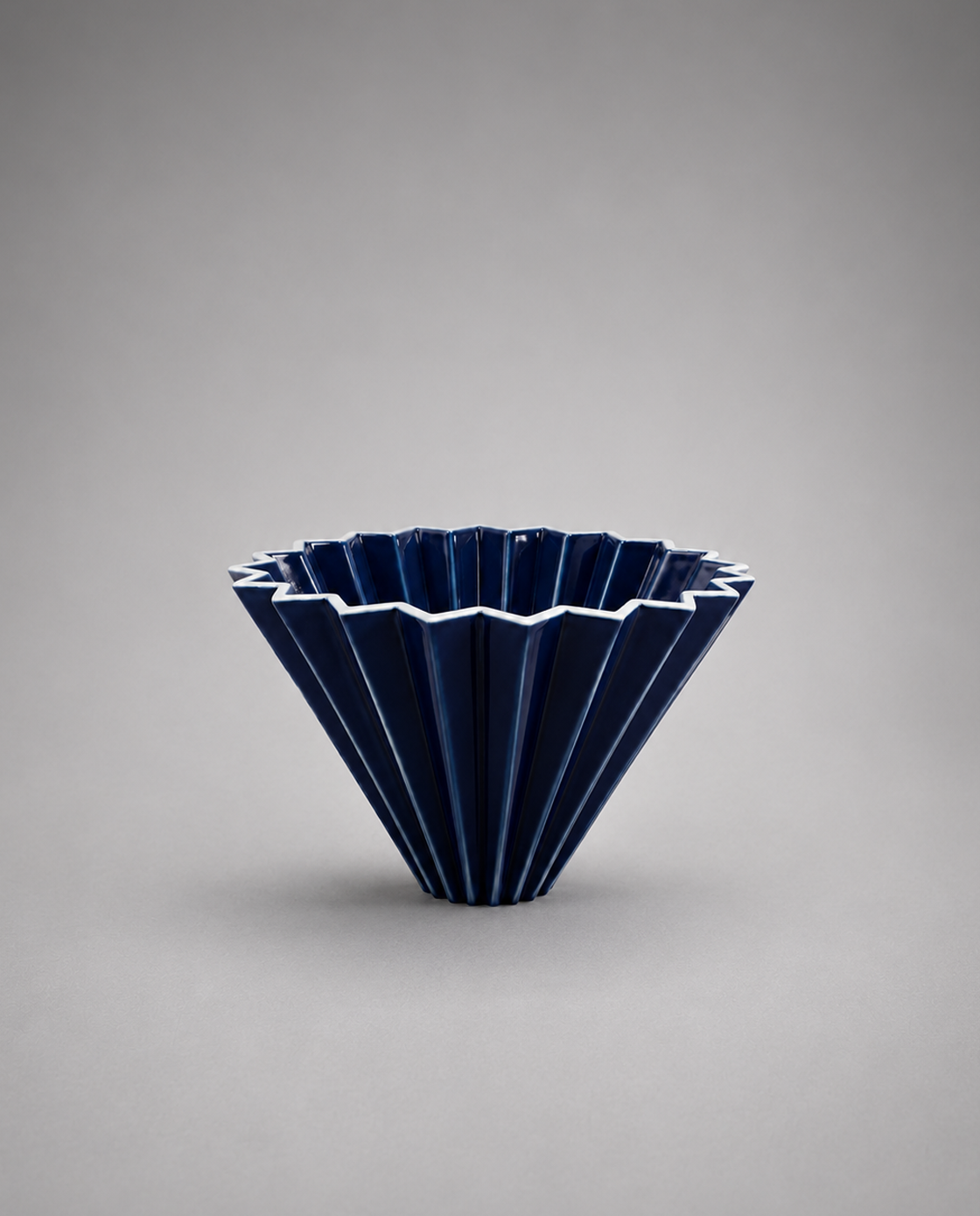 Dripper Origami Azul Oscuro